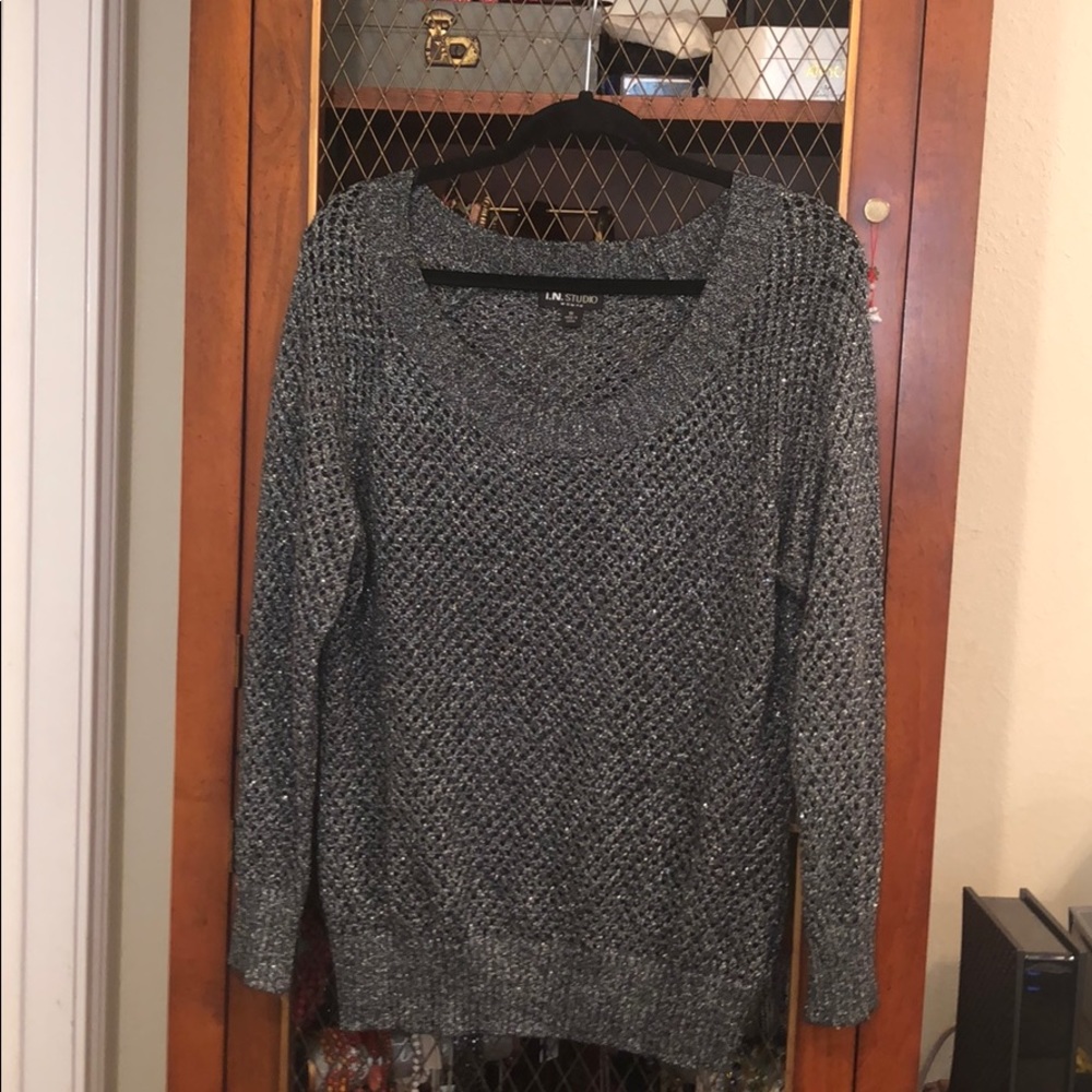 I.N. STUDIO metallic top